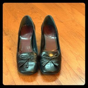 Nine West Black Leather Casual shoe